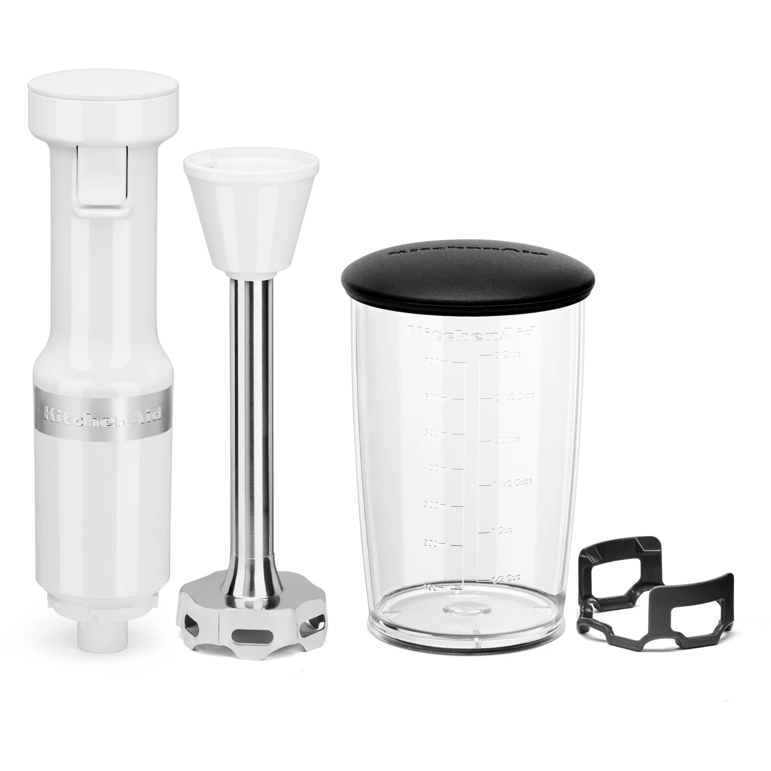 KitchenAid Corded Variable-Speed Immersion Blender In White With Blending Jar 4 KitchenAid Corded Variable-Speed Immersion Blender In White With Blending Jar - Image 2