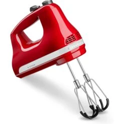 KitchenAid - 6 Speed Hand Mixer With Flex Edge Beaters - KHM6118 - Empire Red -KitchenAid Shop khm6118er