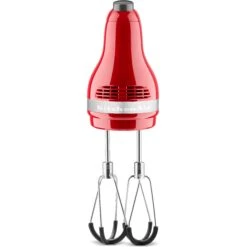 KitchenAid - 6 Speed Hand Mixer With Flex Edge Beaters - KHM6118 - Empire Red -KitchenAid Shop khm6118er 1