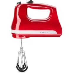KitchenAid - 6 Speed Hand Mixer With Flex Edge Beaters - KHM6118 - Empire Red -KitchenAid Shop khm6118er 2