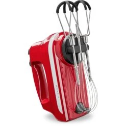 KitchenAid - 6 Speed Hand Mixer With Flex Edge Beaters - KHM6118 - Empire Red -KitchenAid Shop khm6118er 4