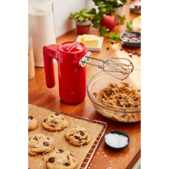 KitchenAid Cordless 7-Speed Hand Mixer With Turbo Beaters II In Passion Red -KitchenAid Shop khmb732pa 1