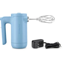 KitchenAid Cordless 7-Speed Hand Mixer With Turbo Beaters II In Blue Velvet