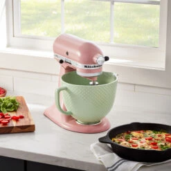 KitchenAid Artisan Series 325-Watt Tilt-Back Head Stand Mixer In Matte Dried Rose 5 KitchenAid Artisan Series 325-Watt Tilt-Back Head Stand Mixer In Matte Dried Rose -KitchenAid Shop ksm150psdr lifestyle1