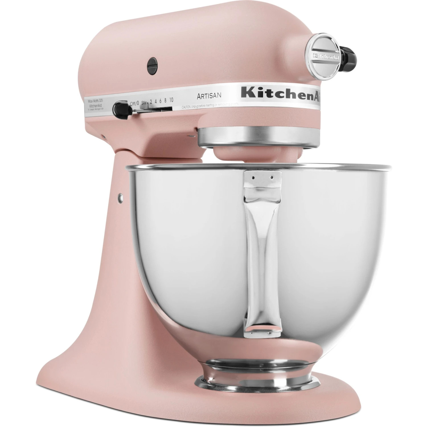 KitchenAid Artisan Series 325-Watt Tilt-Back Head Stand Mixer In Feather Pink 6 KitchenAid Artisan Series 325-Watt Tilt-Back Head Stand Mixer In Feather Pink - Image 4