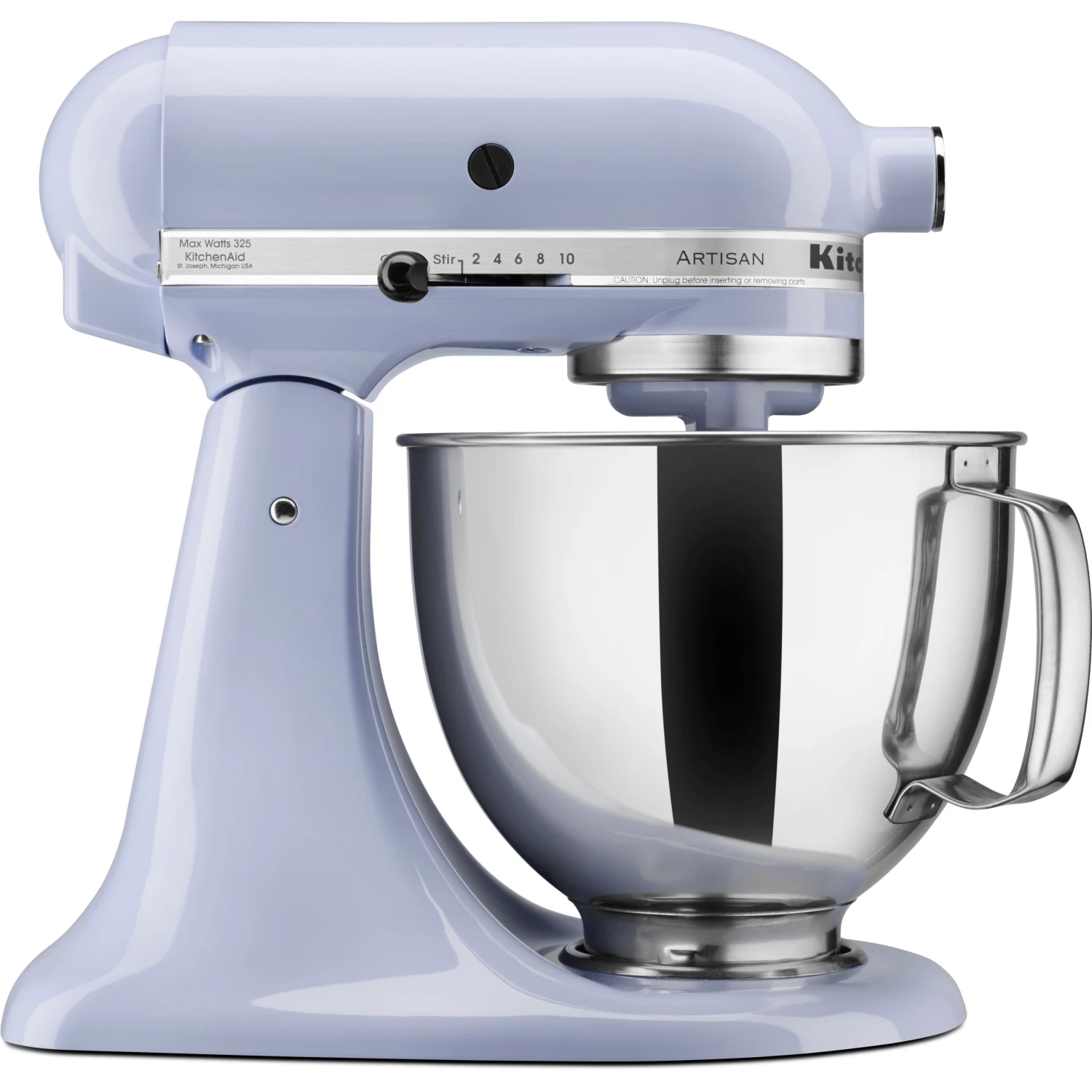 KitchenAid Artisan Series 325-Watt Tilt-Back Head Stand Mixer In Lavender Cream 3 KitchenAid Artisan Series 325-Watt Tilt-Back Head Stand Mixer In Lavender Cream