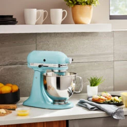 KitchenAid - Artisan Series 5 Quart Tilt-Head Stand Mixer - KSM150PSMI - Mineral Water Blue 15 KitchenAid - Artisan Series 5 Quart Tilt-Head Stand Mixer - KSM150PSMI - Mineral Water Blue -KitchenAid Shop ksm150psmi lifestyle1