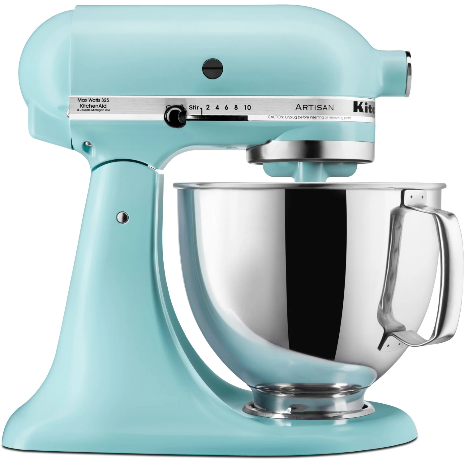 KitchenAid - Artisan Series 5 Quart Tilt-Head Stand Mixer - KSM150PSMI - Mineral Water Blue 8 KitchenAid - Artisan Series 5 Quart Tilt-Head Stand Mixer - KSM150PSMI - Mineral Water Blue - Image 6