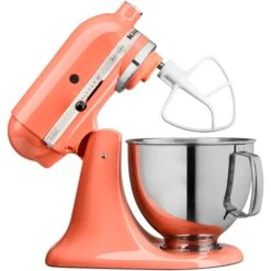 KitchenAid Artisan Series 325-Watt Tilt-Back Head Stand Mixer In Bird Of Paradise -KitchenAid Shop ksm150psph 2