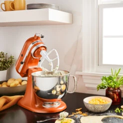 KitchenAid - Artisan Series 5 Quart Tilt-Head Stand Mixer - KSM150PSSC - Scorched Orange -KitchenAid Shop ksm150pssc lifestyle1