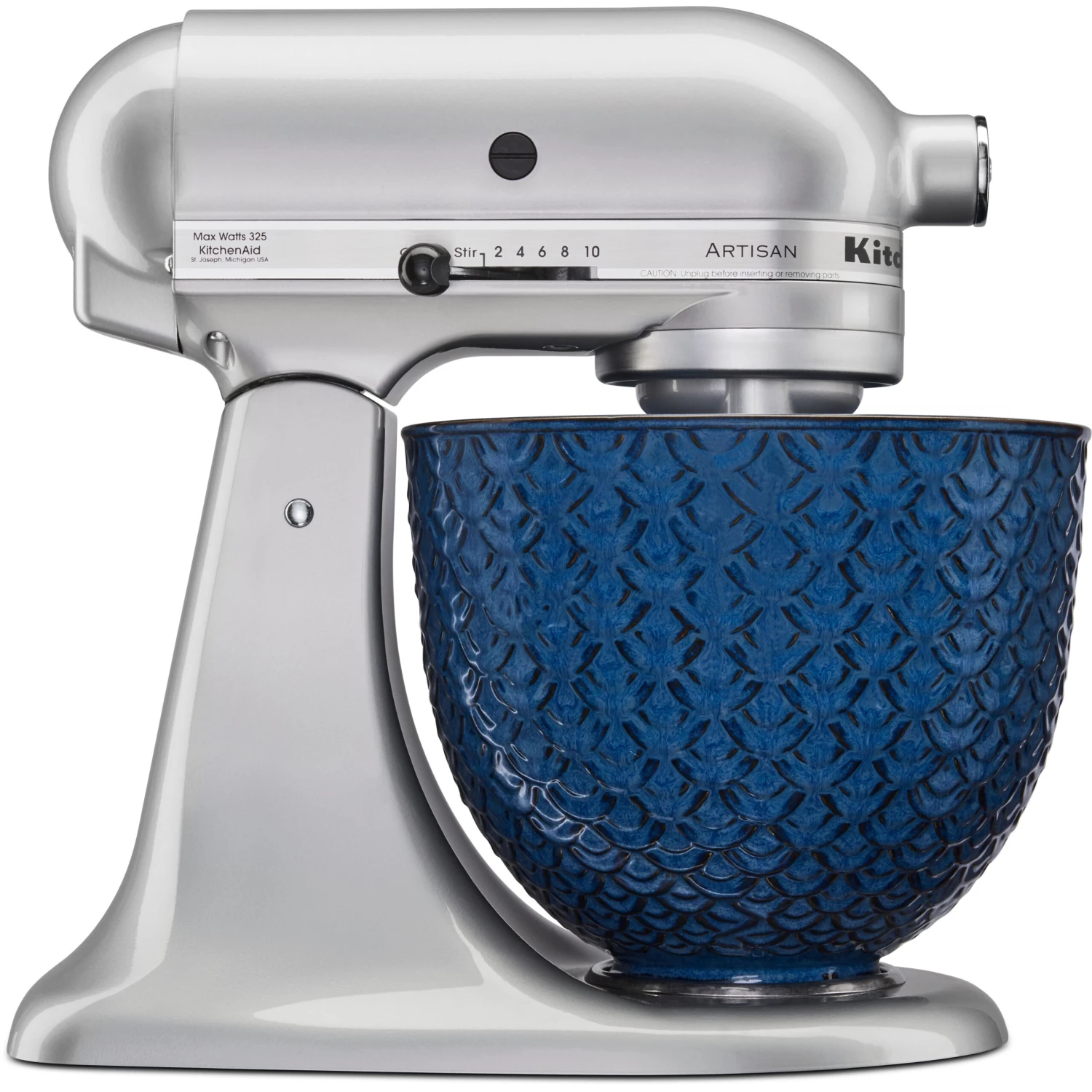 KitchenAid 5-Qt. Ceramic Bowl For Tilt-Head Stand Mixers, Blue Mermaid Lace 4 KitchenAid 5-Qt. Ceramic Bowl For Tilt-Head Stand Mixers, Blue Mermaid Lace - Image 2