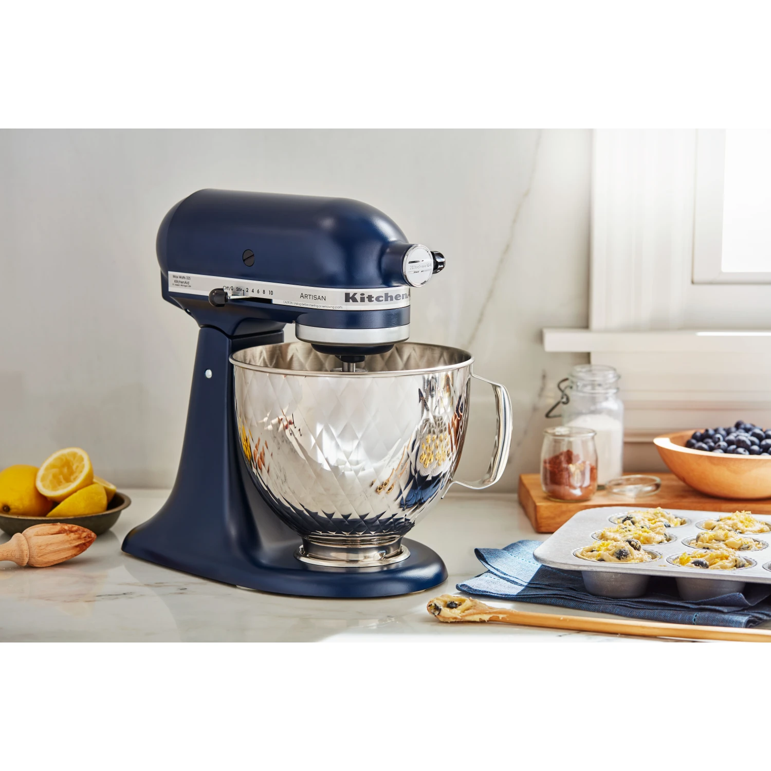 KitchenAid 5-Quart Tilt-Head Quilted Stainless Steel Bowl 5 KitchenAid 5-Quart Tilt-Head Quilted Stainless Steel Bowl - Image 3