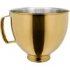 KitchenAid 5-Quart Tilt-Head Metallic Finish Stainless Steel Bowl In Radiant Gold 2 KitchenAid 5-Quart Tilt-Head Metallic Finish Stainless Steel Bowl In Radiant Gold -KitchenAid Shop ksm5ssbrg