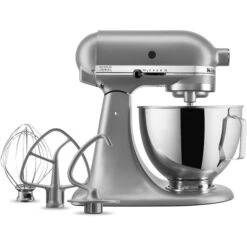 KitchenAid Deluxe 4.5-Quart Tilt-Head Stand Mixer In Silver -KitchenAid Shop ksm97sl 3