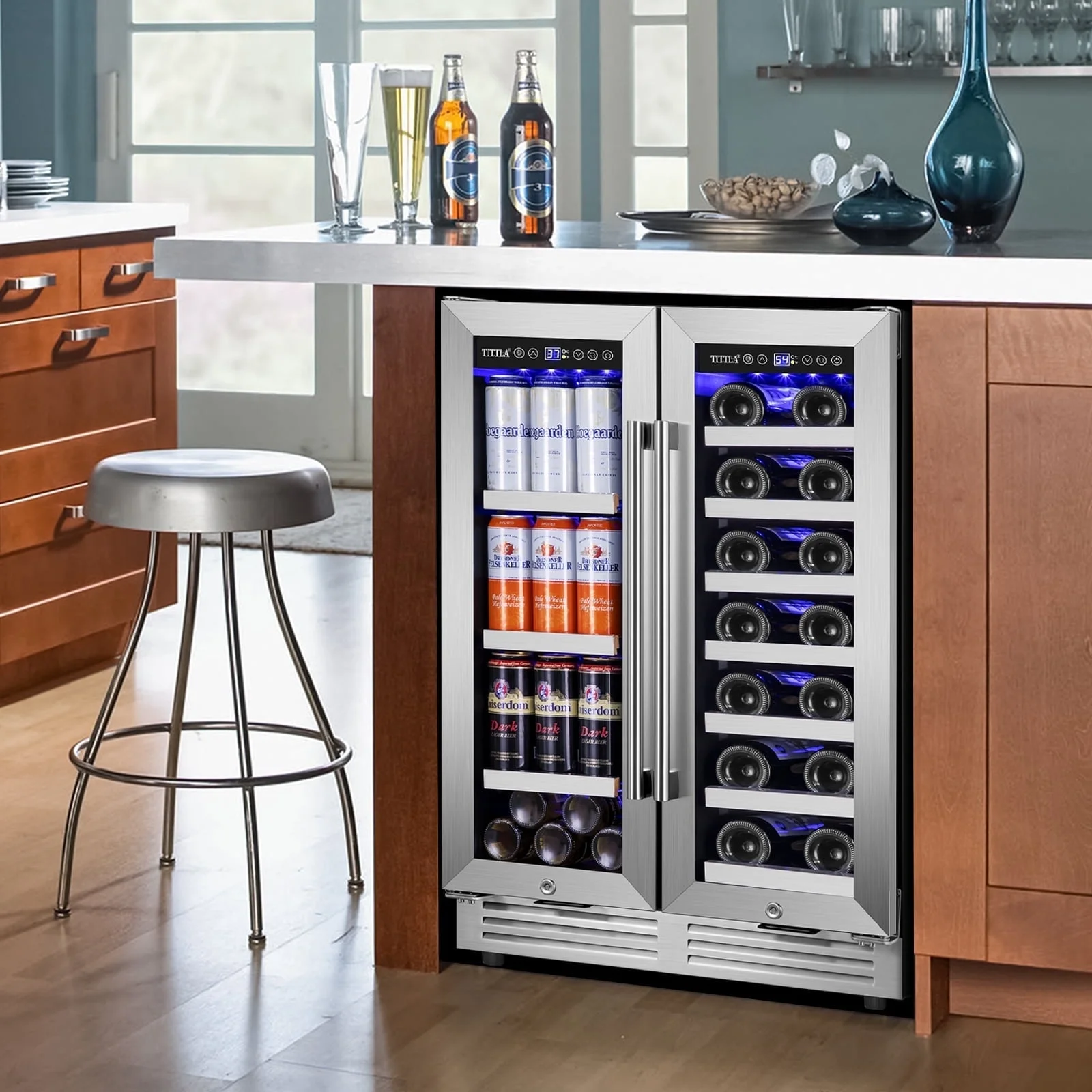 KitchenAid Shop 17 KitchenAid Shop -KitchenAid Shop Tittla 24 Built in Wine Cooler Beverage Cooler 18 Wine Bottles and 57 Cans Dual Zone Wine Refrigerators Two Door Handles 78efdccd e3d2 4b9d 8e49 2c4cdc5630bc.142e8c017dcdb